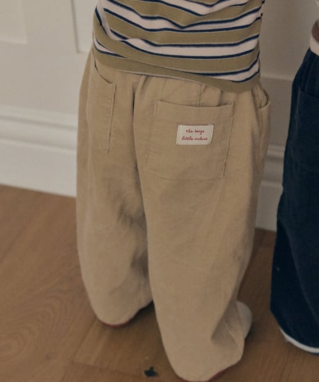 24[予約]送料無料 the beige corduroy binding pants