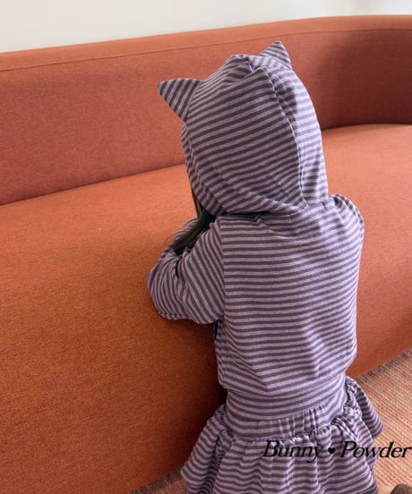 59[予約]bunny powder minami hood zip-up