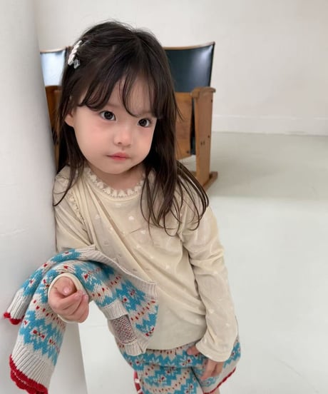 67[予約]aiai maple knit matching set