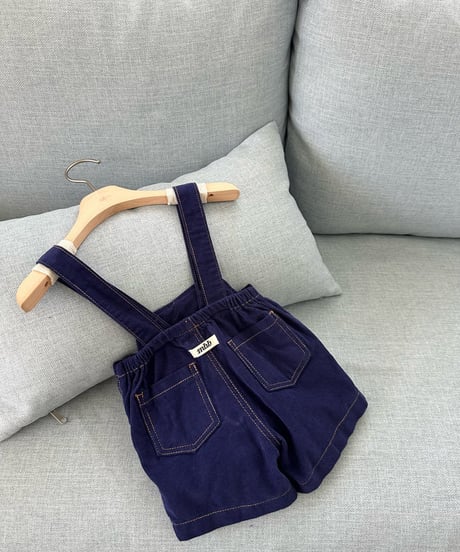21[予約]monbebe royal corduroy suspender pants