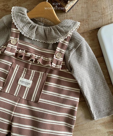 10[予約]elov&monpetitbebe bagely overall