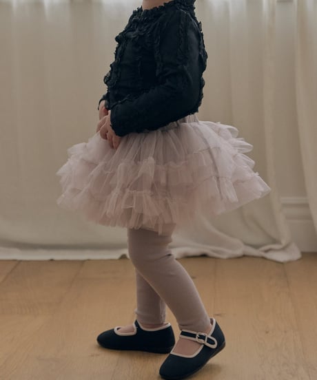 20[予約]送料無料 the beige tulle leggings