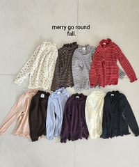 1[予約]merry go round jelly mock turtleneck
