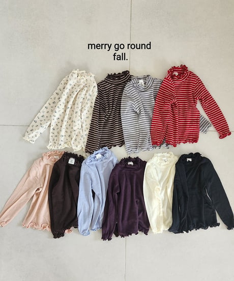 1[予約]merry go round jelly mock turtleneck
