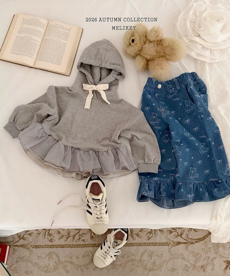 20[予約]melikey chacha frill hoodie