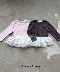 29[予約]bunny powder sha polka dot tee