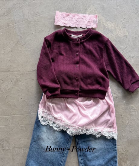 73[予約]bunny powder lace hairband