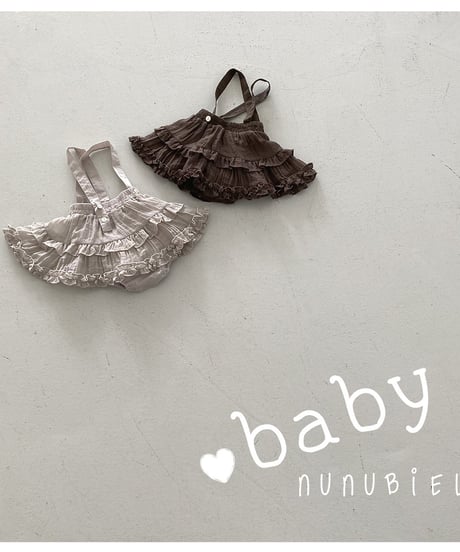 44[予約]nunubiel orner romper