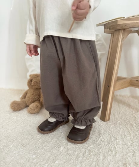 13[予約]mimi market momo frill pants