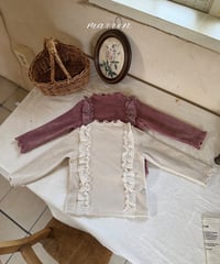 14[予約]marron hug neck polar tee(XS-L)