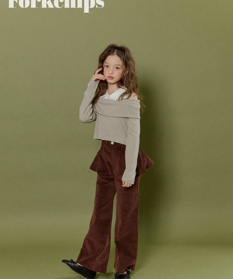 26[予約]FORKCHIPS muffin flare pants