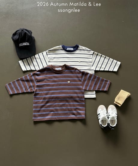 30[予約]matilda&lee jelly border tee