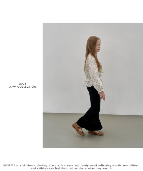 16[予約]ROSETTE reina frill pants(＋junior)