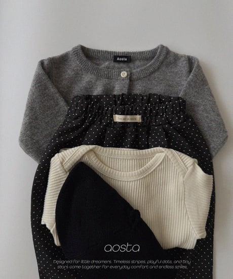 6[予約]Aosta knit cashmere cardigan