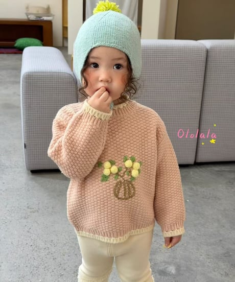51[予約]ololala plabasket knit