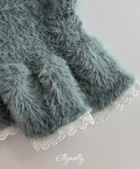 51[予約]ELLYMOLLY snow flake frill t