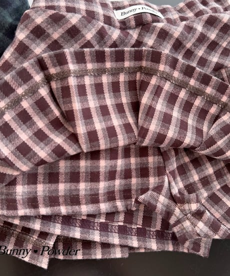 57[予約]bunny powder mocha skirt