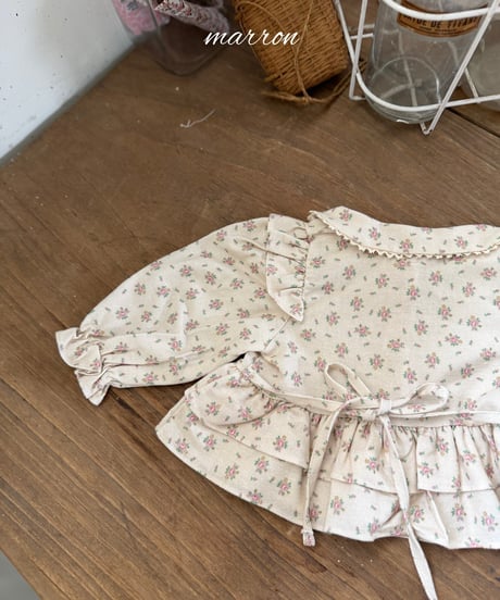 15[予約]marron french blouse(XS-L)