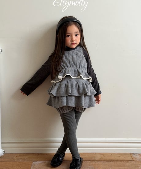 32[予約]ELLYMOLLY mongi cancan skirt