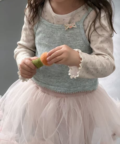 19[予約]aiai cotton candy layered tee set