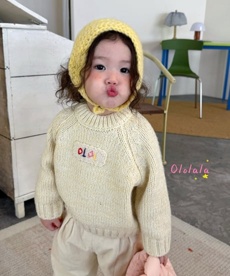 10[予約]ololala macaron round knit