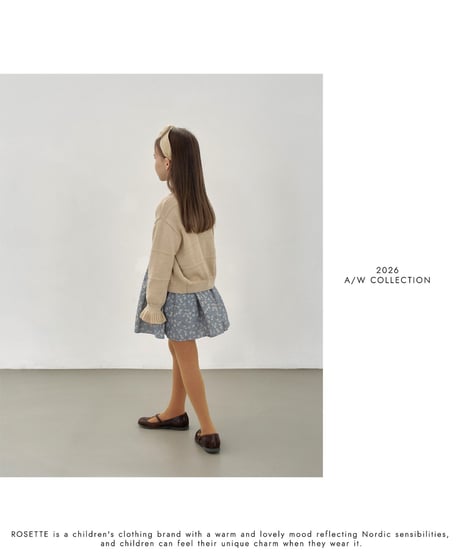27[予約]ROSETTE puella skirt