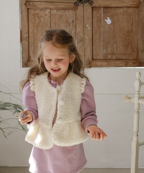 11[予約]FLO soft fur vest
