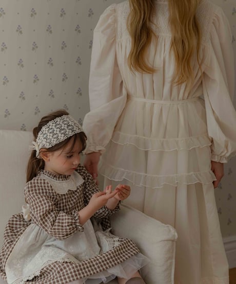 39[予約]OREN organza frill apron(adult)