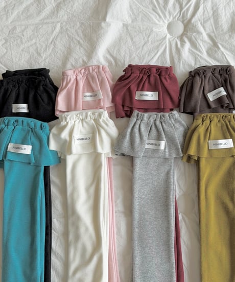 54[予約]ninibello pinter frill knee socks