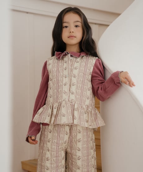 11[予約]OREN groot vest quilted padded set up