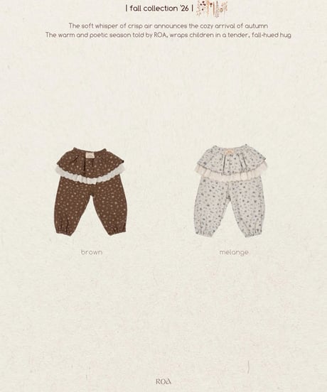 16[予約]Roa bonbon pants