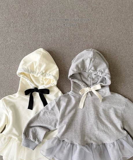 20[予約]melikey chacha frill hoodie