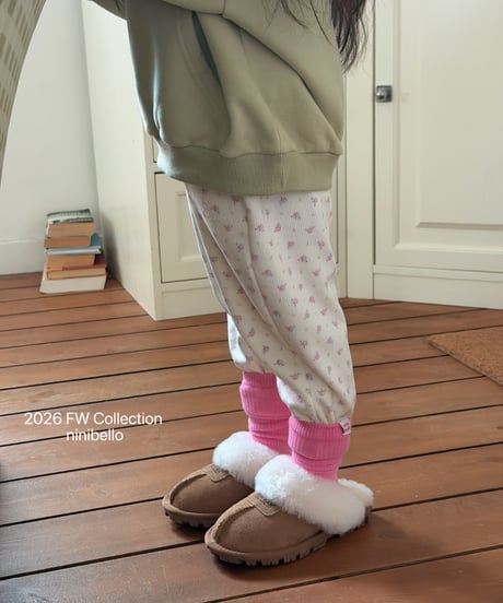 13[予約]ninibello cozy velour pants(12m-2XL)