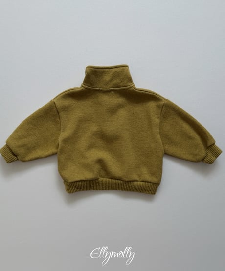 9[予約]ELLYMOLLY ardennes wool half zip