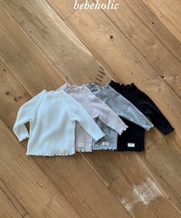 25[予約]bebeholic jeny ruffle tee