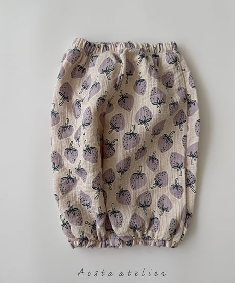 14[予約]Aosta strawberry pants