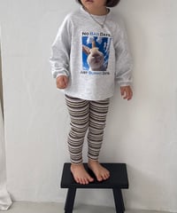 5[予約]nightbebe flying bunny long sleeve tee