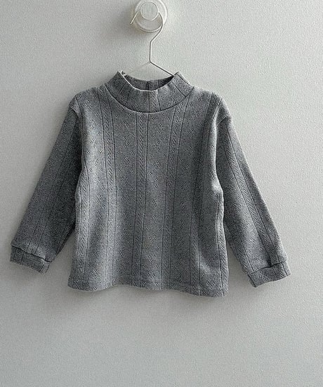26[予約]minirobe eyelet polar tee