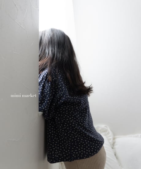 34[予約]mimi market pleated collar tee