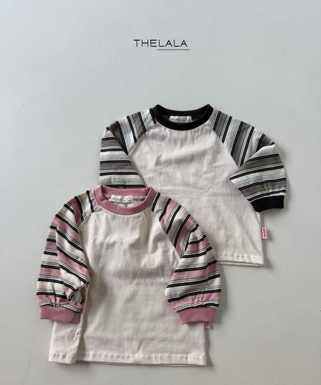25[予約]thelala pop raglan t-shirt