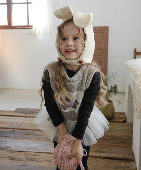 7[予約]FLO pony vest