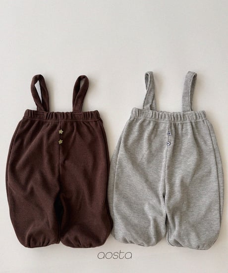 38[予約]Aosta star candy overalls