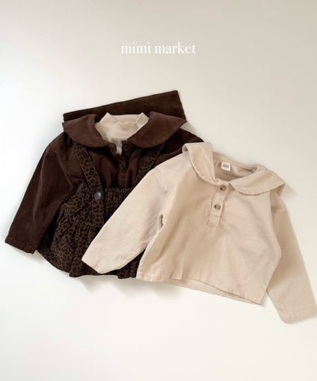 29[予約]mimi market corduroy sailor blouse