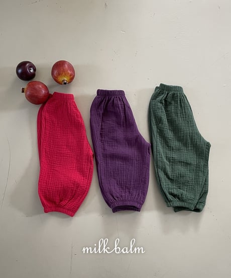 28[予約]milkbalm bonbon high top pants