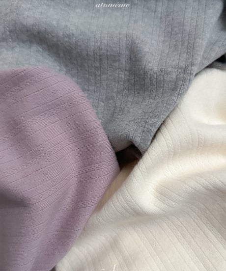 2[予約]atomeme rene eyelet t-shirt