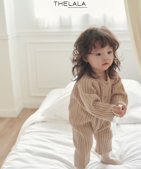 17[予約]thelala open knit suit