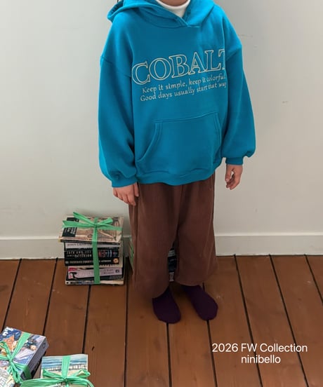 23[予約]ninibello cobalt hoodie