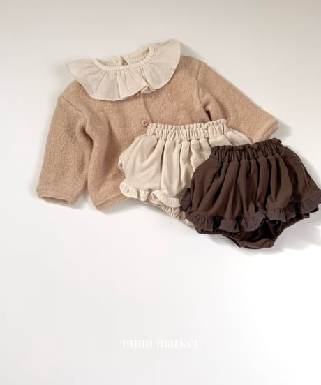 9[予約]mimi market off frill skirt
