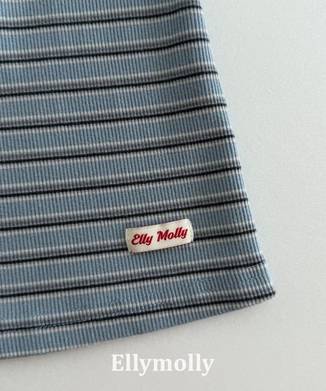 36[予約]ELLYMOLLY shadow long skirt
