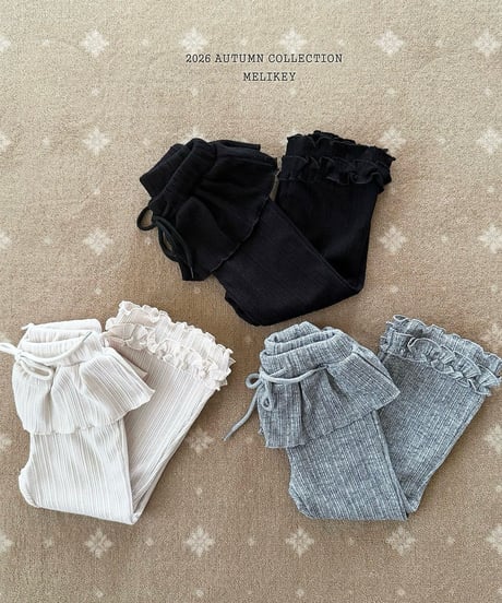 39[予約]melikey vest frill bootcut